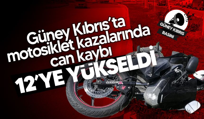 Güney Kıbrıs’ta motosiklet kazaları 2025 yılında arttı