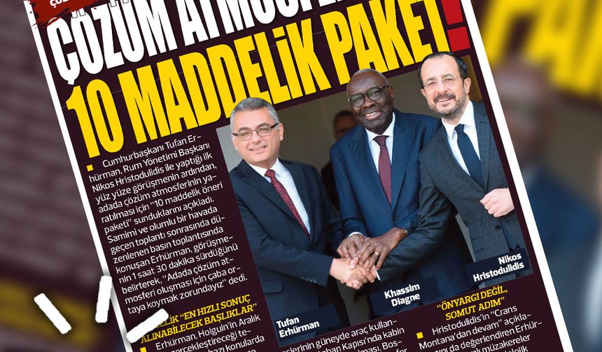 21 KASIM 2025 KIBRIS GERÇEK MANŞET