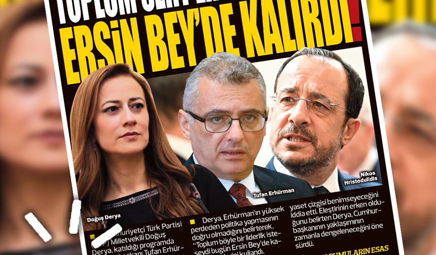 26 KASIM 2025 KIBRIS GERÇEK MANŞET