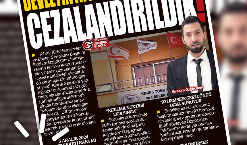 27 KASIM 2025 KIBRIS GERÇEK MANŞET