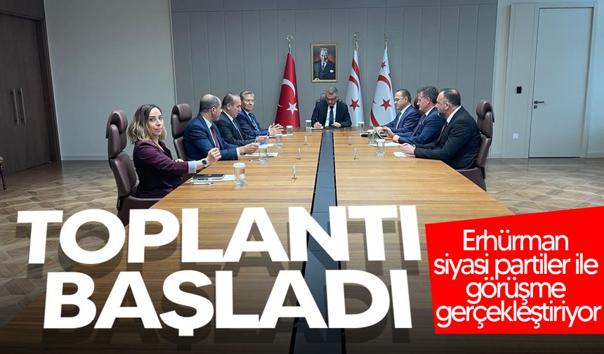 Cumhurbaşkanlığı’nda Siyasi Partiler Konseyi Toplantısı başladı