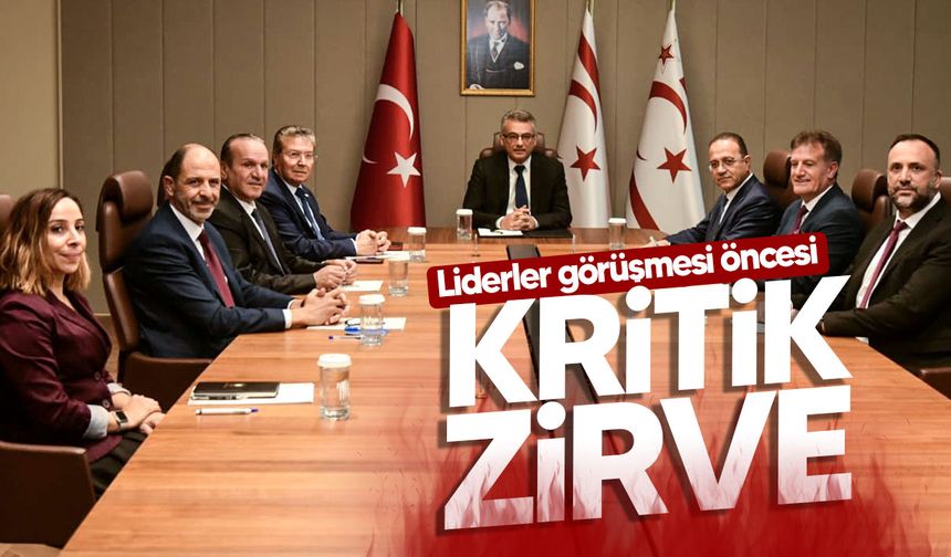 Erhürman Siyasi Partiler Konseyi’ni topladı