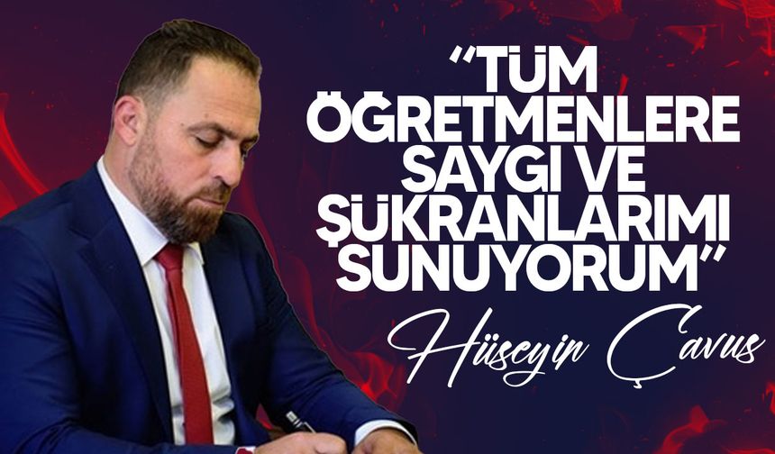 Tarım Bakanı Hüseyin Çavuş’tan 24 Kasım öğretmenler günü mesajı