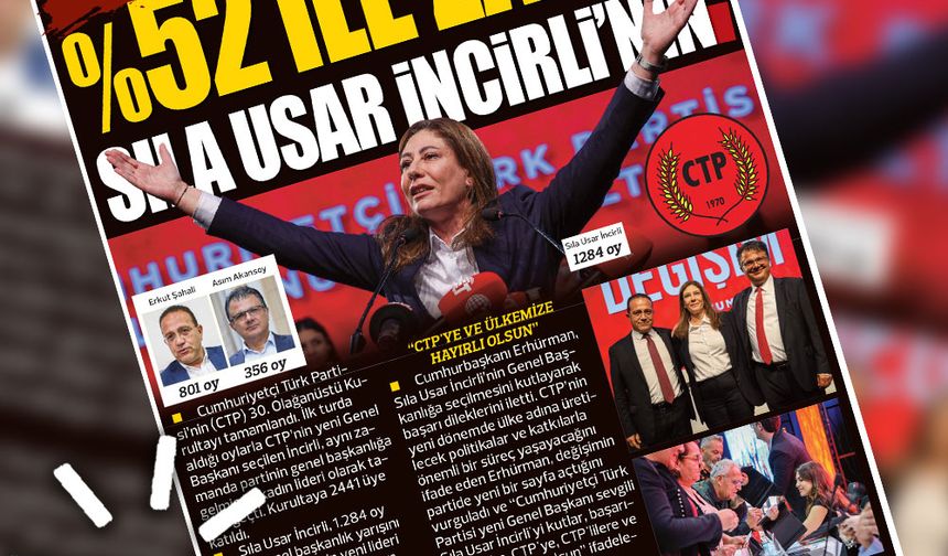 1 ARALIK 2025 KIBRIS GERÇEK MANŞET