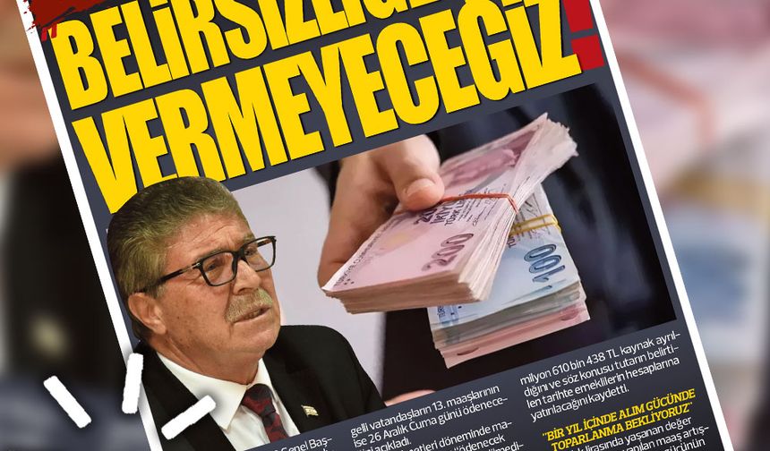 15 ARALIK 2025 KIBRIS GERÇEK MANŞET