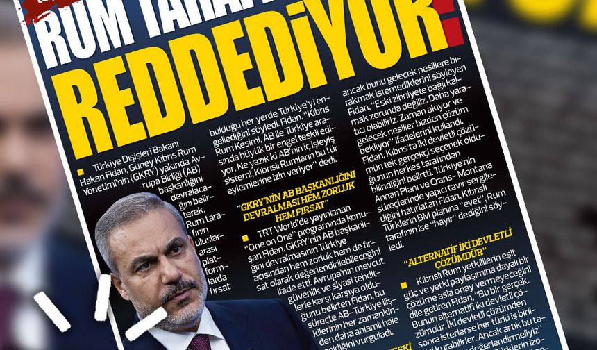 19 ARALIK 2025 KIBRIS GERÇEK MANŞET