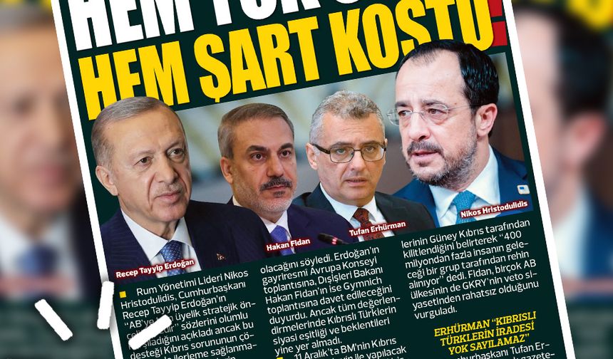 4 ARALIK 2025 KIBRIS GERÇEK MANŞET