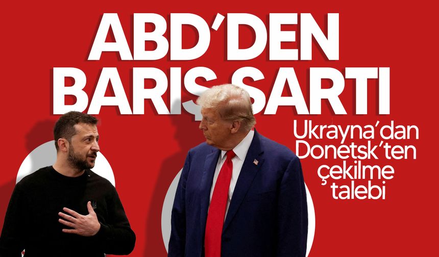 ABD’den barış şartı!