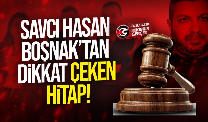 Boşnak: "Ceza miktarı mahkemenin takdirinde"