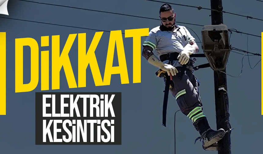 Alayköy ve Metehan bölgelerinde yarın iki saatlik elektrik kesintisi yapılacak