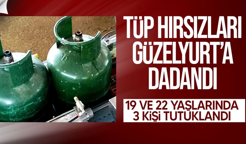 Güzelyurt ve Çevresinde Mutfak Tüpü Hırsızlığı: 3 Zanlı Tutuklandı