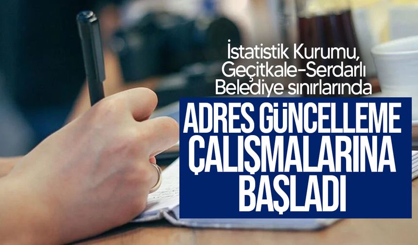 İstatistik Kurumu, Geçitkale–Serdarlı Belediye sınırlarında adres güncelleme çalışmalarına başladı