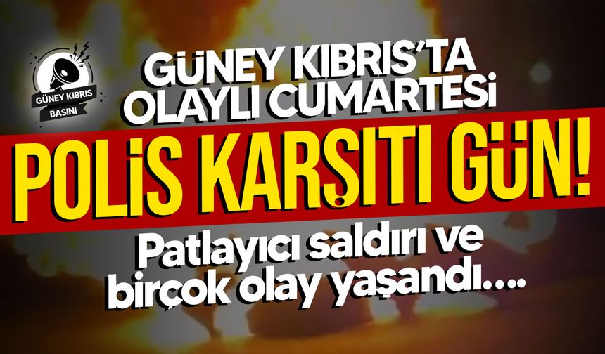 “Polis karşıtı gün” bu yıl da Güney Kıbrıs’ta olayı geçti