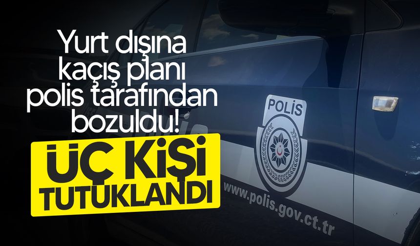 Polis tarafından aranan şahıs kaçmaya çalıştı: 3 Tutuklama