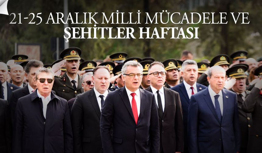 Şehitler Anıtı önünde tören düzenlendi