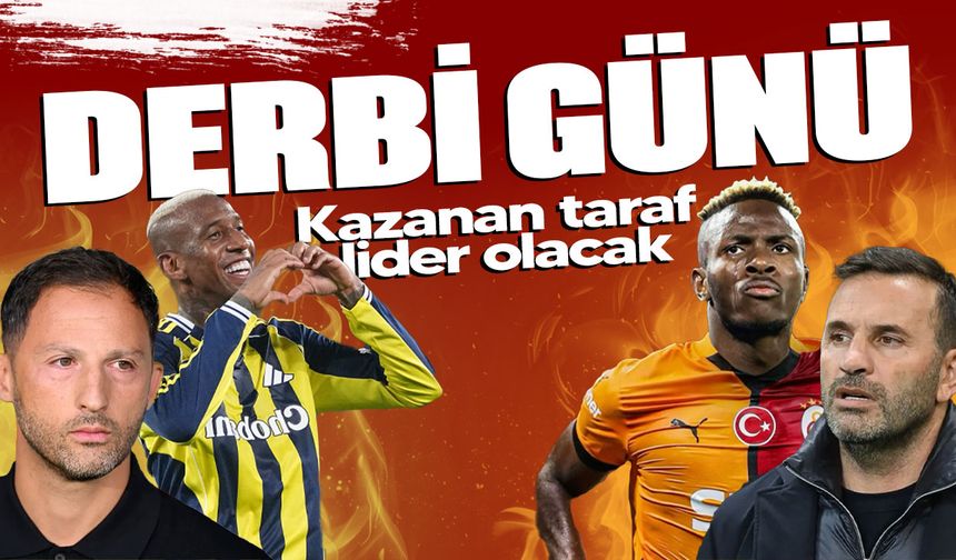 Süper Lig’de Fenerbahçe ile Galatasaray kritik derbide karşılaşacak