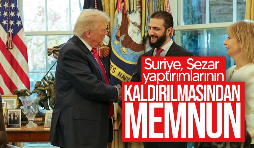 Suriye, Sezar yaptırımlarının kaldırılmasından memnun