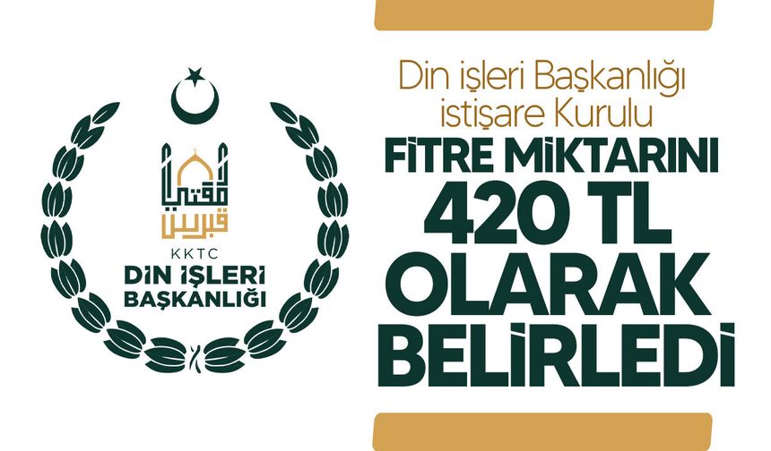 Din İşleri Başkanlığı İstişare Kurulu, fitre miktarını 420 TL olarak belirledi