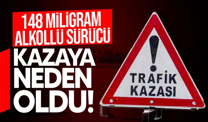 Girne’de Alkollü Sürücü Kaza Yaptı
