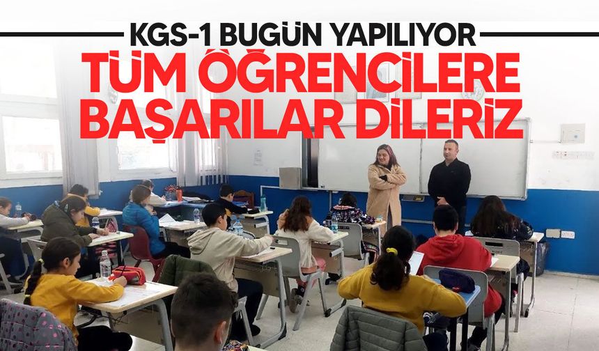 KGS-1 Bugün Yapılıyor: 2 Bin 373 Öğrenci Sınavda Ter Döktü