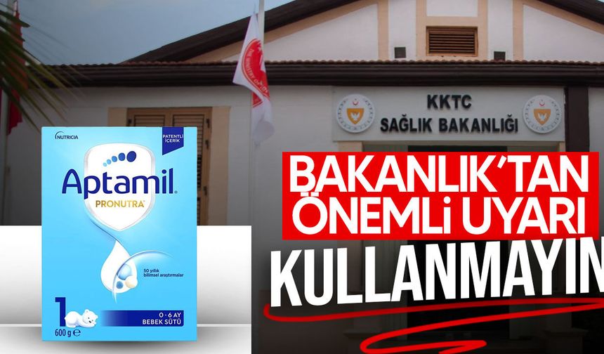 Sağlık Bakanlığı’ndan Uyarı: Numil Markalı Bazı Bebek Mamaları Geri Çekildi