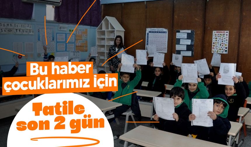 Yarıyıl Tatili 1 Şubat’ta Başlıyor: Karneler Cuma Günü Dağıtılacak