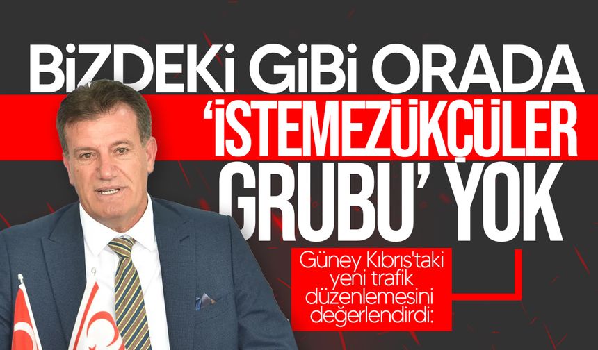 Arıklı, Güney Kıbrıs'taki yeni trafik düzenlemesini değerlendirdi!