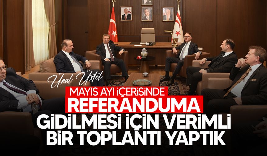 Başbakan Üstel, Özerdağ ve Yüksek Adliye Kurulu üyeleri ile toplantı yaptı