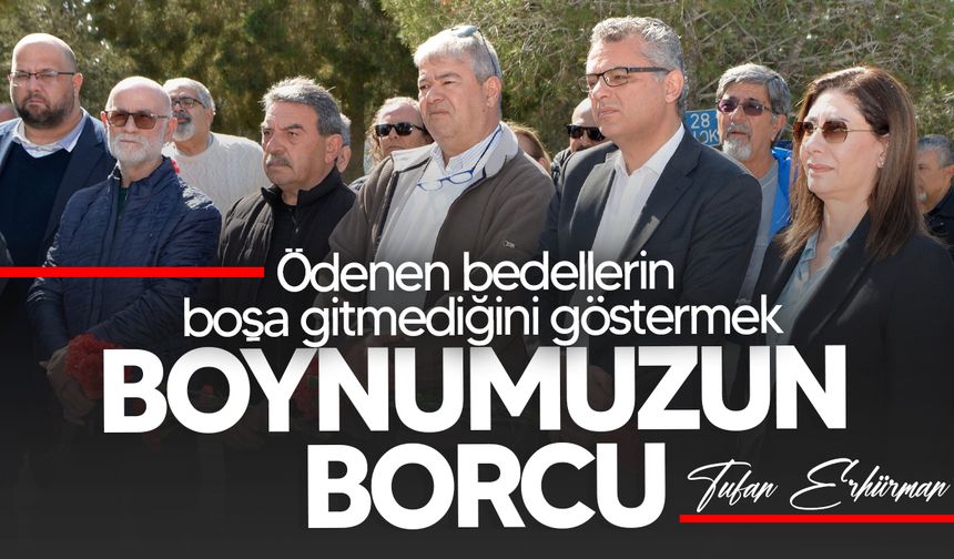 Demokrasi Şehitleri Lefkoşa’da düzenlenen törenle anıldı