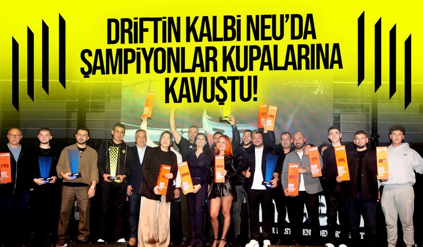 Drift NEU GYMKHANA Challenge 2025 Şampiyonları Kupalarına Kavuştu