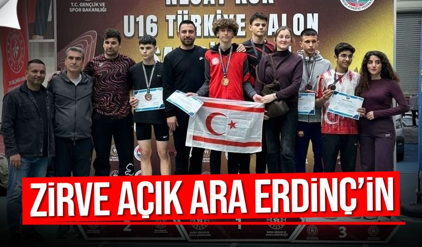 Erdinç İnçay Türkiye U16 Salon Şampiyonu Oldu