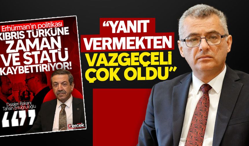 Erhürman’dan Ertuğruloğlu’na Yanıt: “Ciddiyetle Bağdaşmayan Açıklamalara Cevap Vermem”