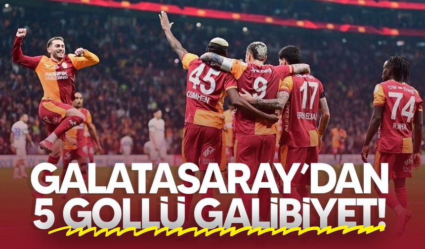Galatasaray, Eyüpspor'a 5 attı