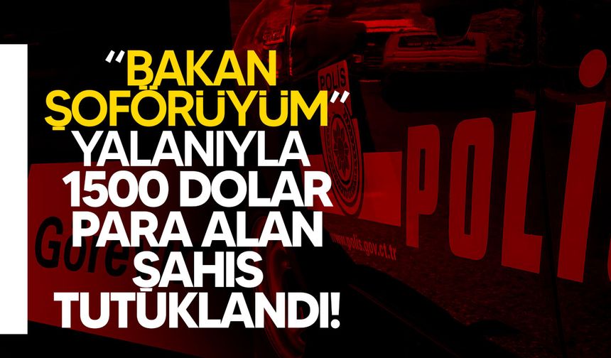Gazimağusa’da “Bakan Şoförü” Yalanıyla 1.500 Dolar Alan Şahıs Tutuklandı