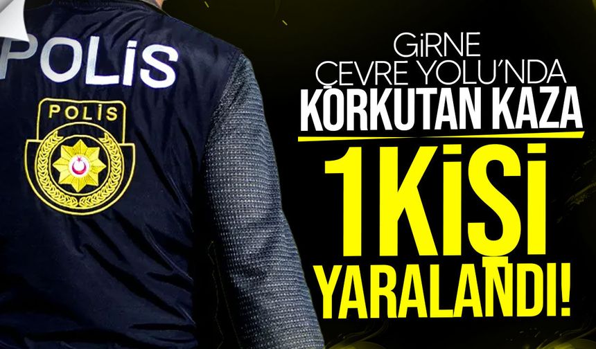 Girne Alsancak Çevre Yolu’nda kaza!