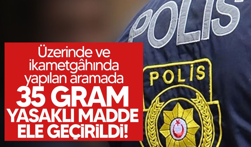 Girne'de yasaklı madde operasyonu!