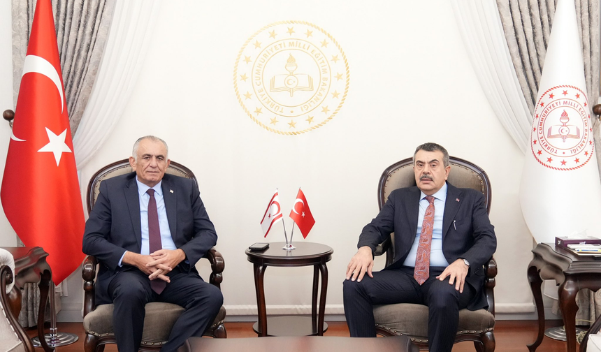 TC Milli Eğitim Bakanı Tekin, Milli Eğitim Bakanı Çavuşoğlu ile görüştü