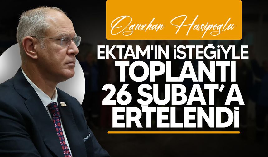 Hasipoğlu: "İşveren toplantı için hazır değil"
