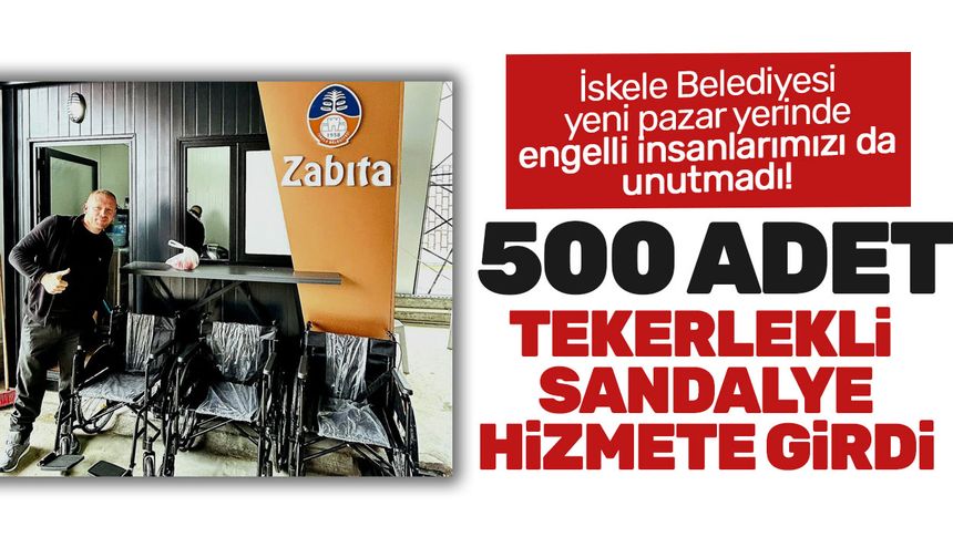 İskele Belediyesi Kapalı Pazar Yeri’nde Erişilebilirlik Adımı