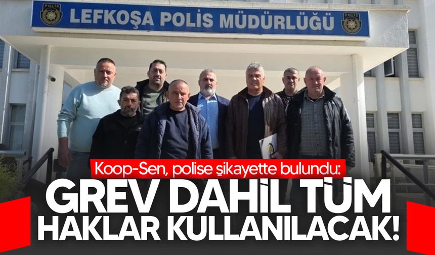 Koop-Sen, maaşların eksik ödendiği gerekçesiyle polise şikayette bulundu!
