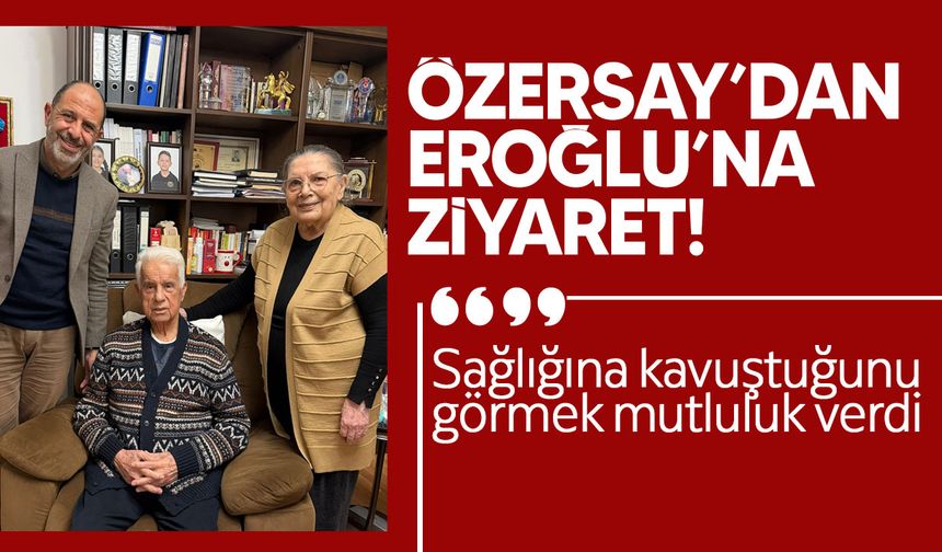 Kudret Özersay’dan Derviş Eroğlu’na Ziyaret: “Sağlığına Kavuştuğunu Görmek Mutluluk Verdi”