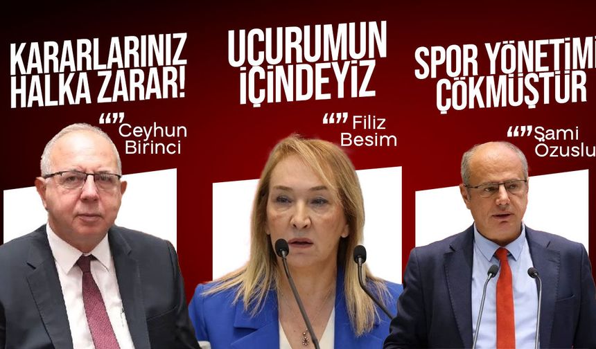 Meclis'te muhalefetten hükümete peş peşe eleştiriler...