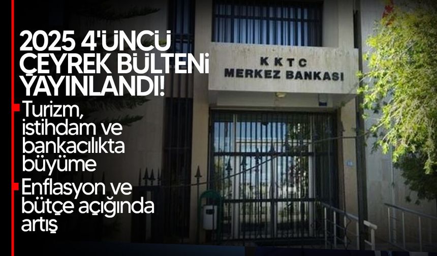 Merkez Bankası 2025 4'üncü çeyrek bültenini yayımladı!