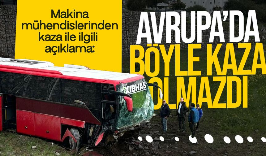 MMO’dan Haspolat’taki Otobüs Kazasıyla İlgili Sert Açıklama: “Sorun Sürücü Değil, Sistem”