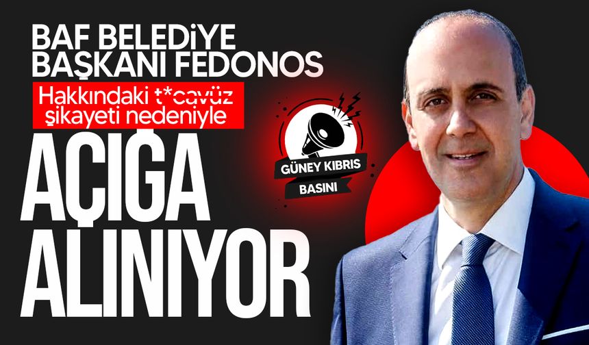 Rum İçişleri Bakanlığı: "Baf Belediye Başkanı Fedonos Açığa Alınıyor"