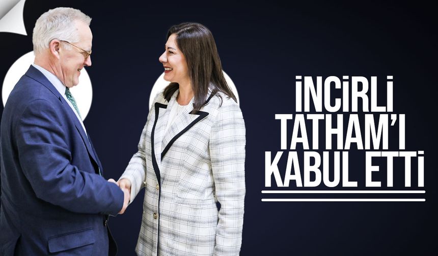 Sıla Usar İncirli, İngiliz Yüksek Komiseri Michael Tatham’ı Kabul Etti
