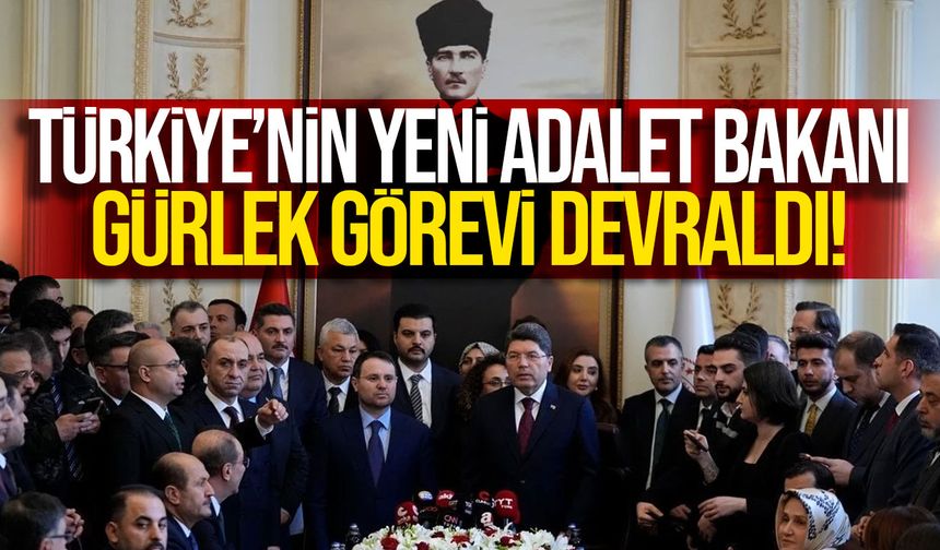 Türkiye Cumhuriyeti Adalet Bakanlığı’nda devir teslim töreni gerçekleştirildi