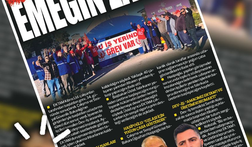 13 MART 2026 KIBRIS GERÇEK MANŞET