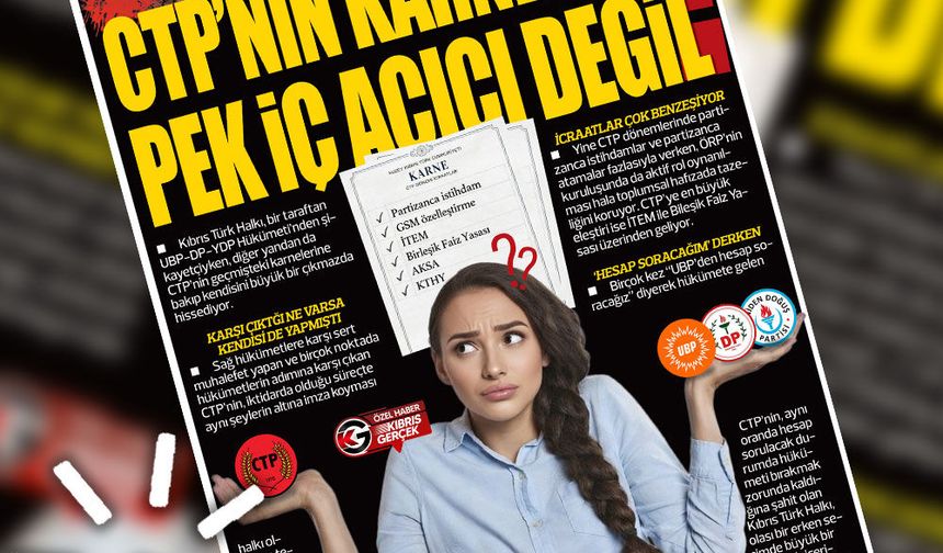 4 MART 2026 KIBRIS GERÇEK MANŞET