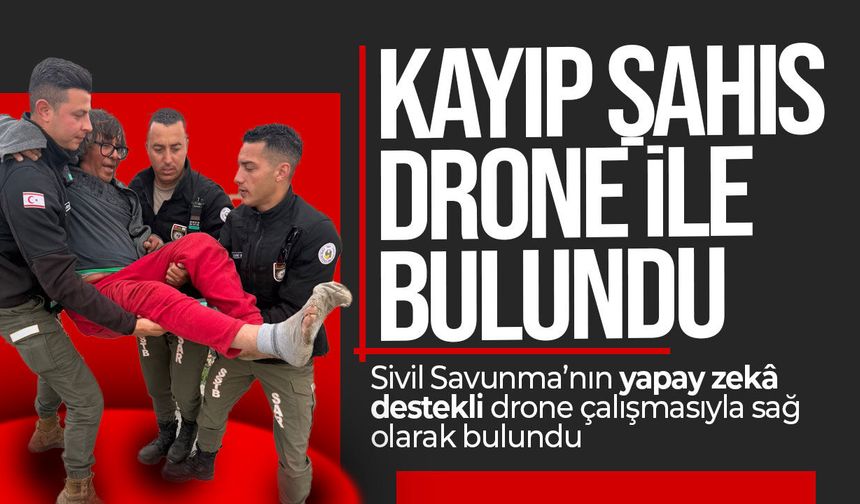 Akdeniz’de kayıp Mehmet Tandöveroğlu drone ile bulundu